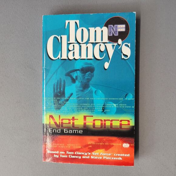 Tom Clancys Net Force Books Paperback Virtual Vandals End Games + One Lot of 3 - Picture 4 of 15